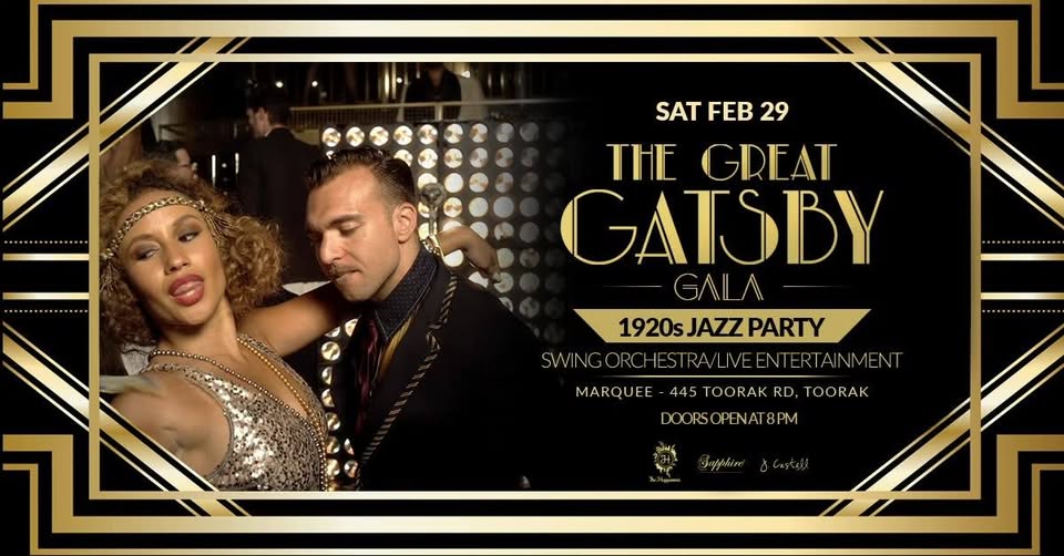 The Great Gatsby Gala - 1920s Jazz Latin Forró Party