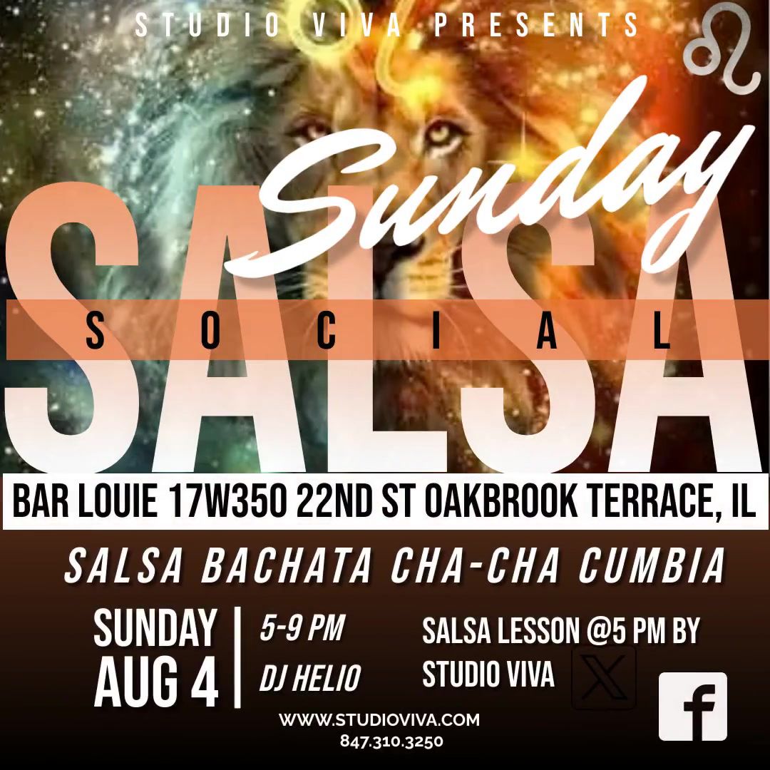 1st Sunday Salsa Social - LEO BIRTHDAYS - UPDATE: OUTDOOR PARTY
