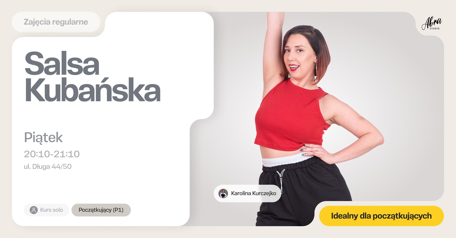 Salsa Kubańska Solo z Karoliną Kurczejko dla początkujących (P1)