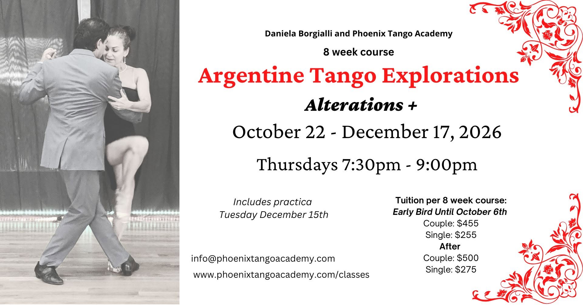 Tango Explorations: Alterations + with Daniela Borgialli