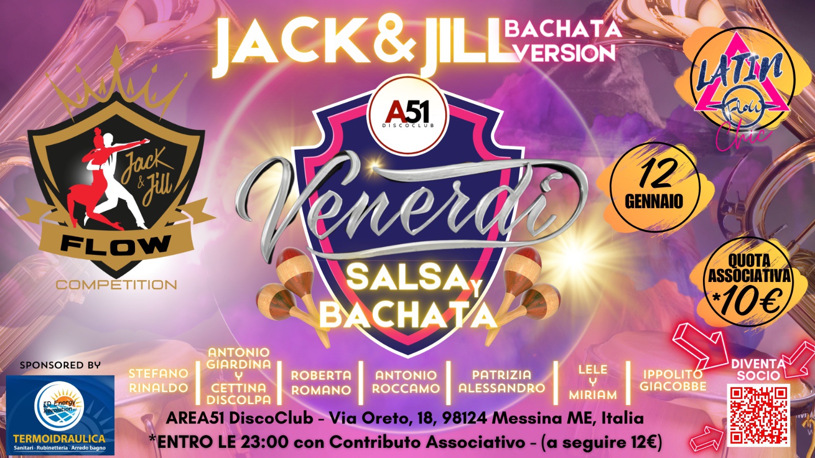 J&J FLOW BACHATA-Il Venerdì LatinFlowChic-Area51- 12GEN2024