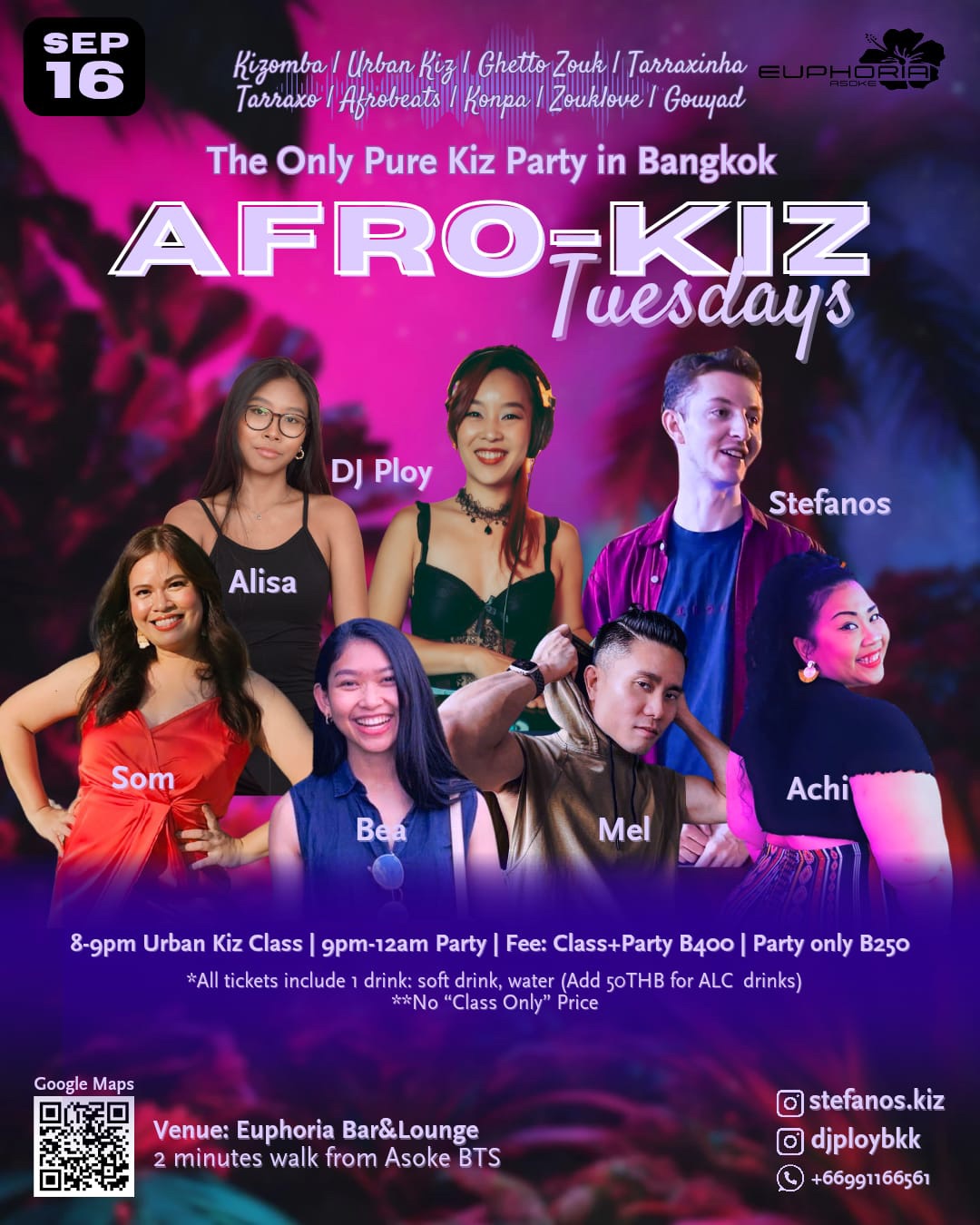Afro-Kiz Tuesday (Urban Kiz Class + Party)