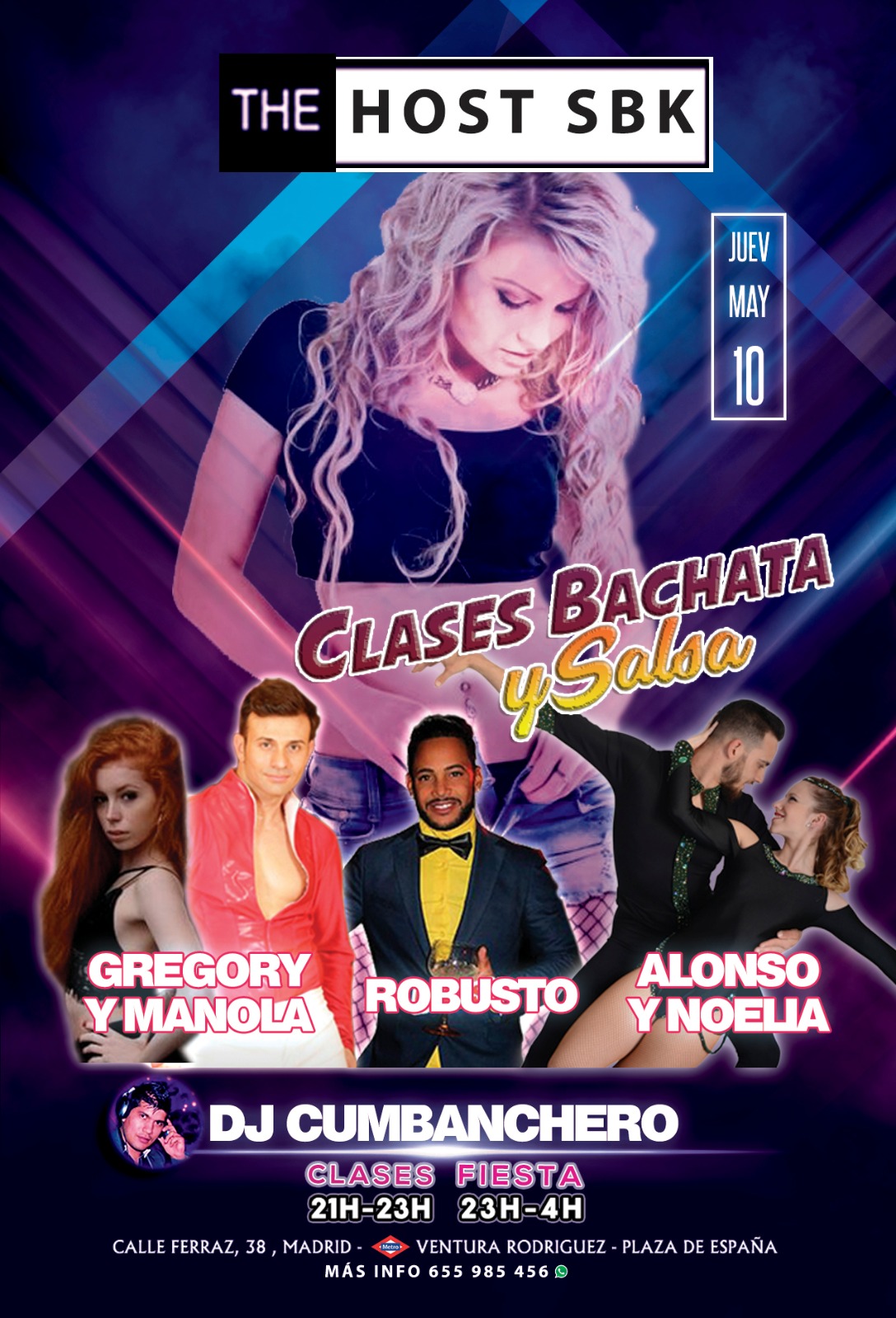 Jueves 10 May - The Host SBK con lista vip