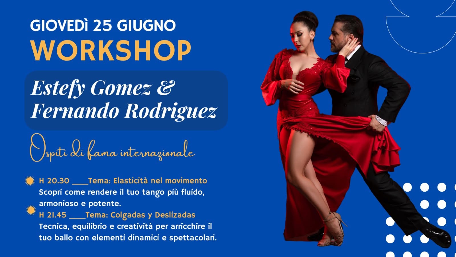 Workshop con Fernando Rodrรญguez e Estefy Gรณmez