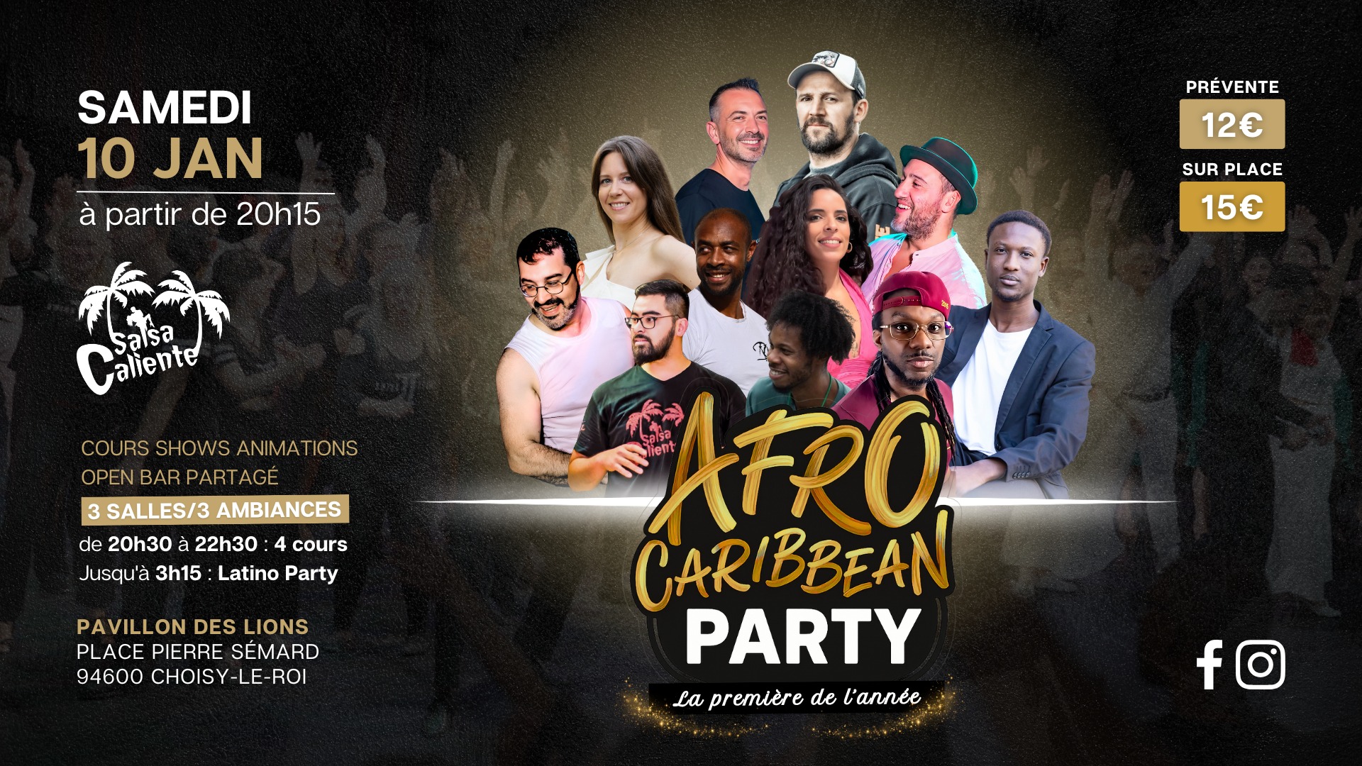 AFRO CARIBBEAN PARTY SAMEDI 10 JANVIER 🕺🏻✨