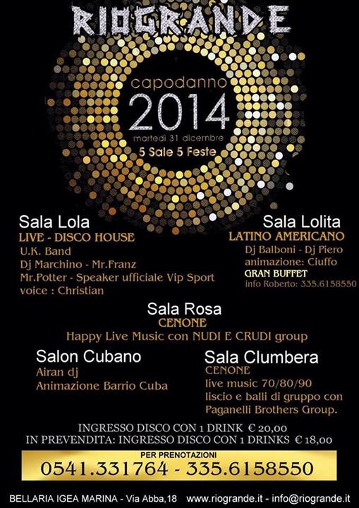 ★♪★♫★ Capodanno 2014 ★♪★♫★ Rio Grande - 5 SALE