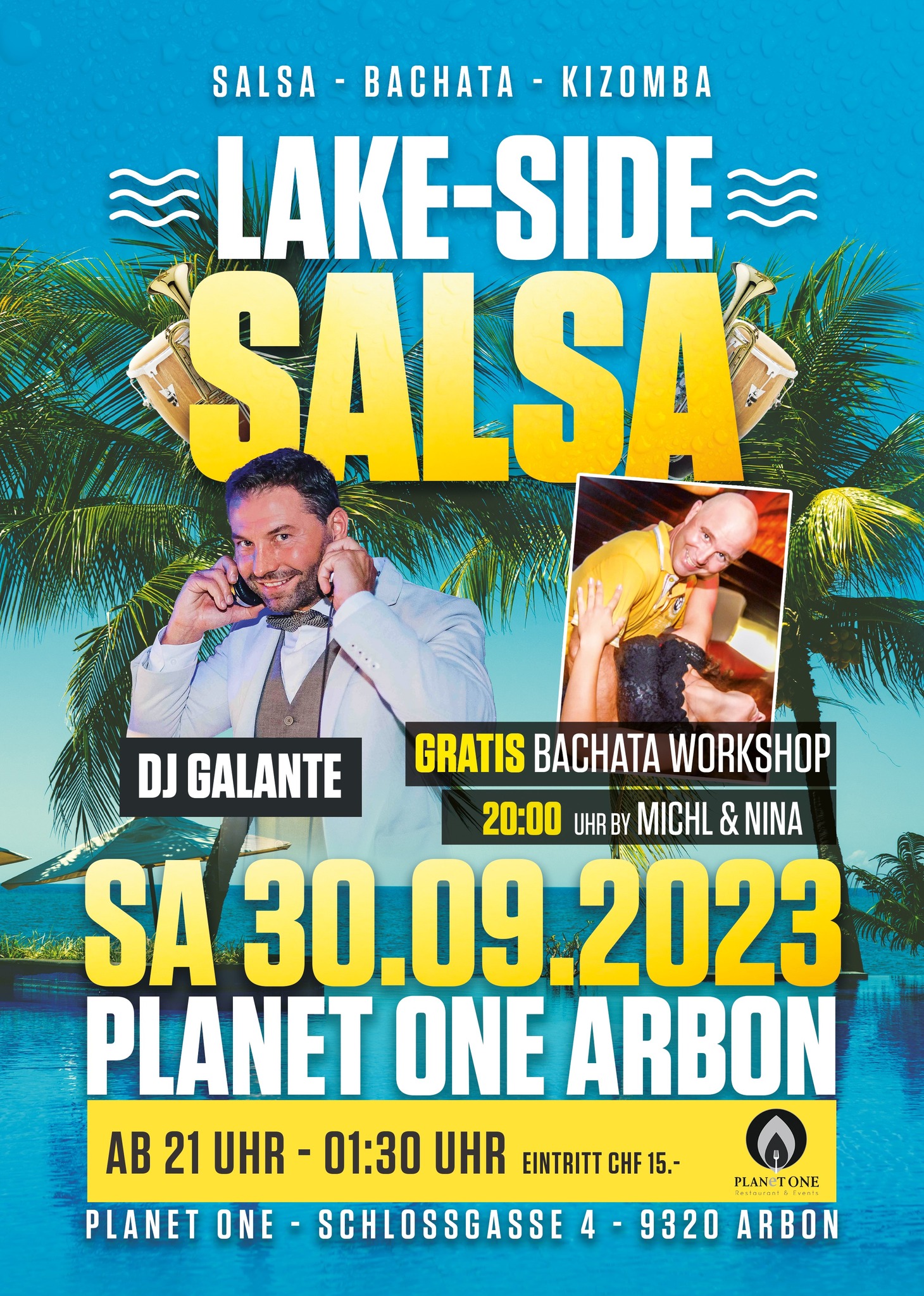 **LAKE-SIDE SALSA mit Bachata Workshop**