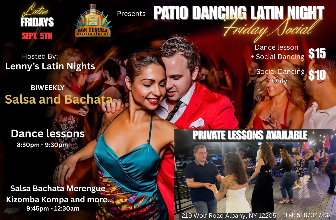 Latin Dance Nights - Don Tequila Pop Up Patio Dancing π