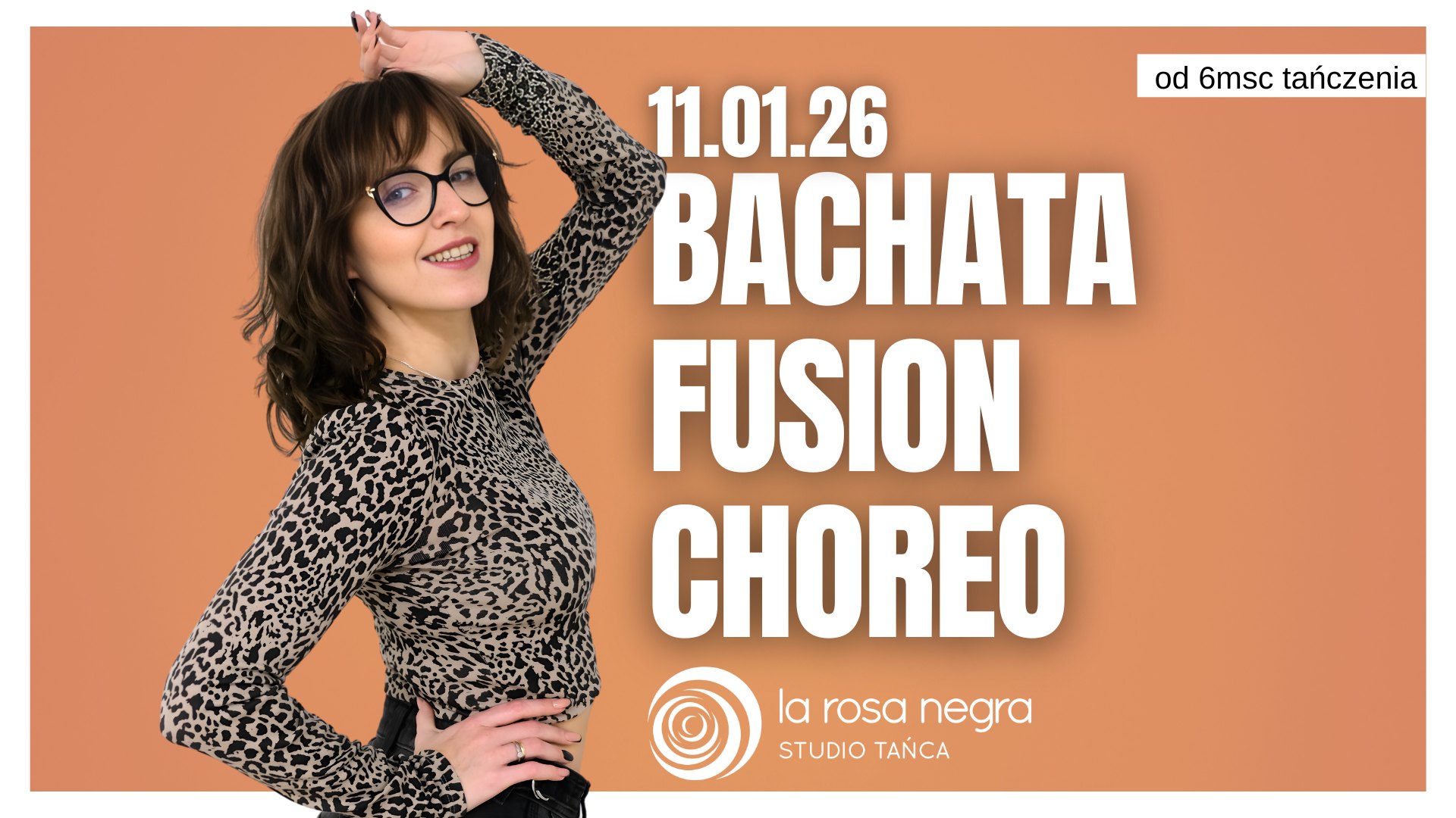 BACHATA FUSION CHOREO UNISEX: zajęcia weekendowe z Magdaleną!