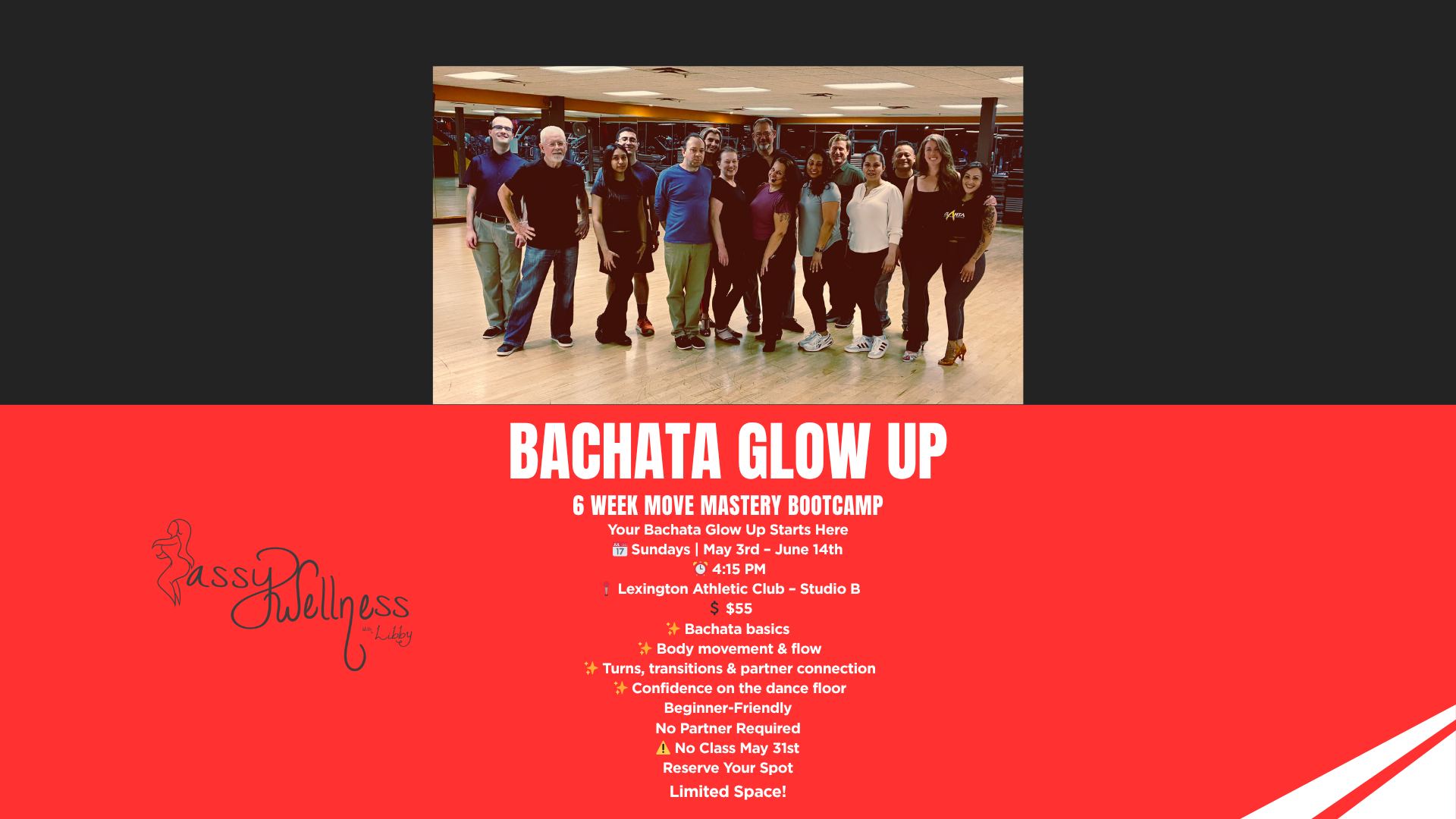 Bachata Glow Up: 6 Week Move Mastery Bootcamp