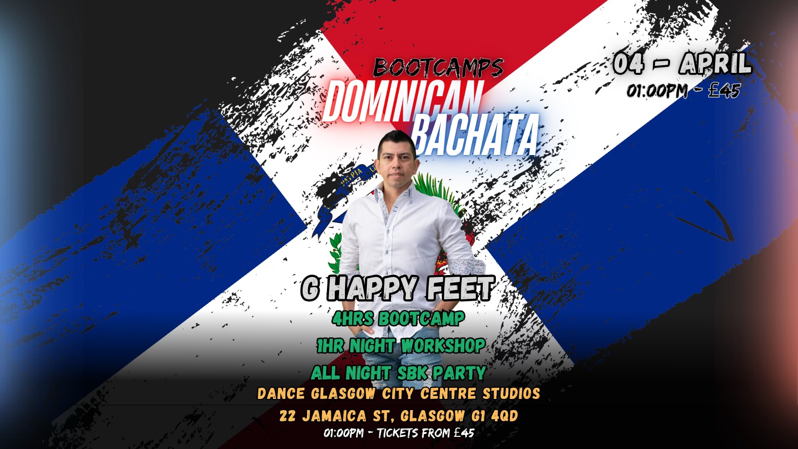 Dominican Bachata Bootcamp - With "Happy Feet"