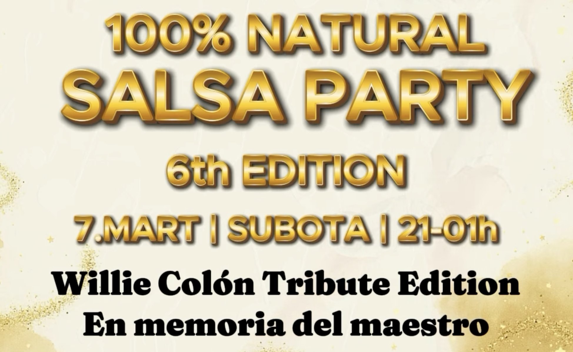 #6 SALSA PARTY - 100% Natural