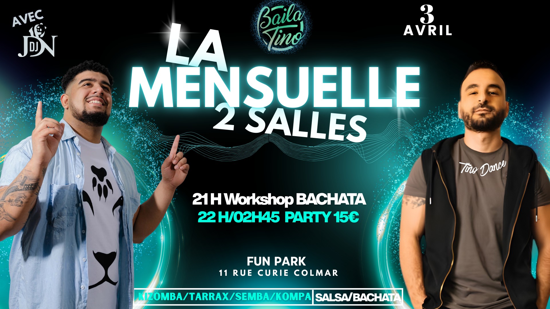 La Mensuelle - 2 Salles 2 ambiances - GUEST Dj JDN