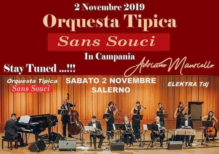 Milonga con Musica en VIVO " Orquesta SANS Souci" Tj Elektra