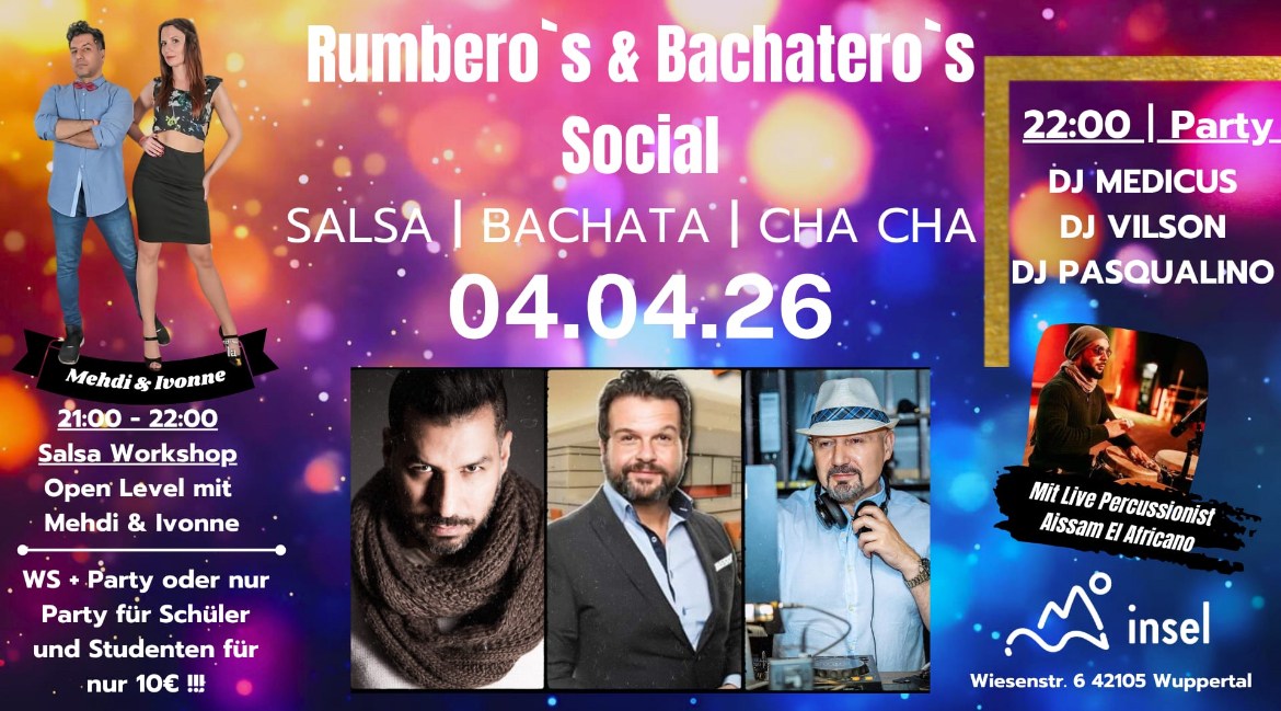 Rumbero's & Bachatero's Social - April edition-