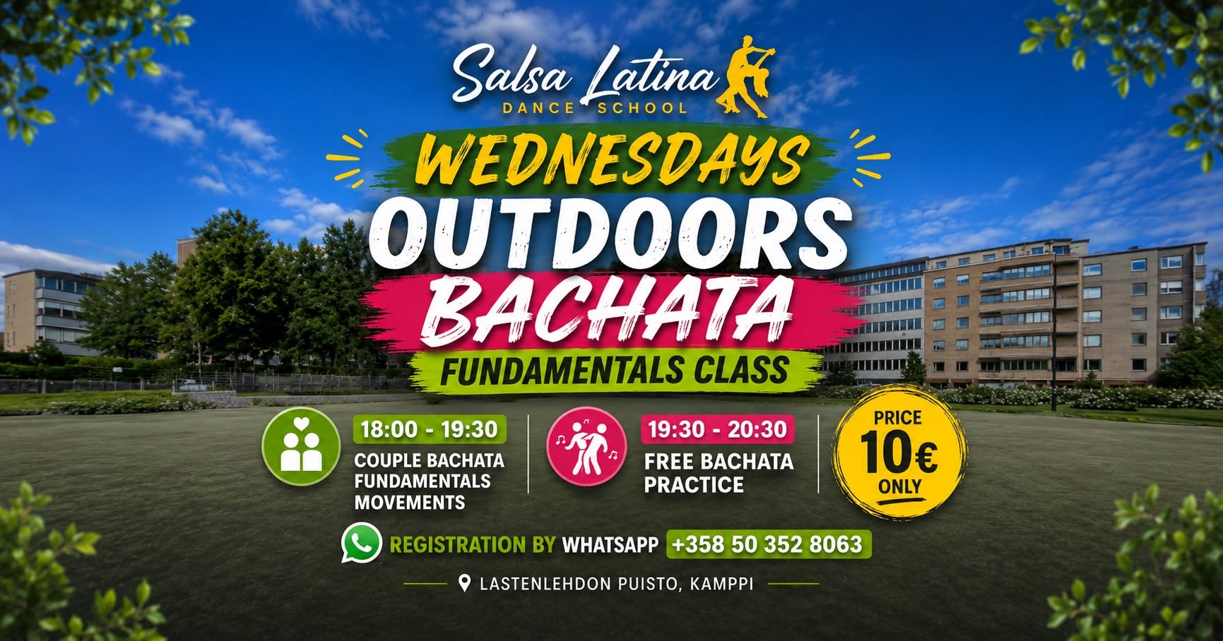 Wednesdays Bachata Fundamentals class