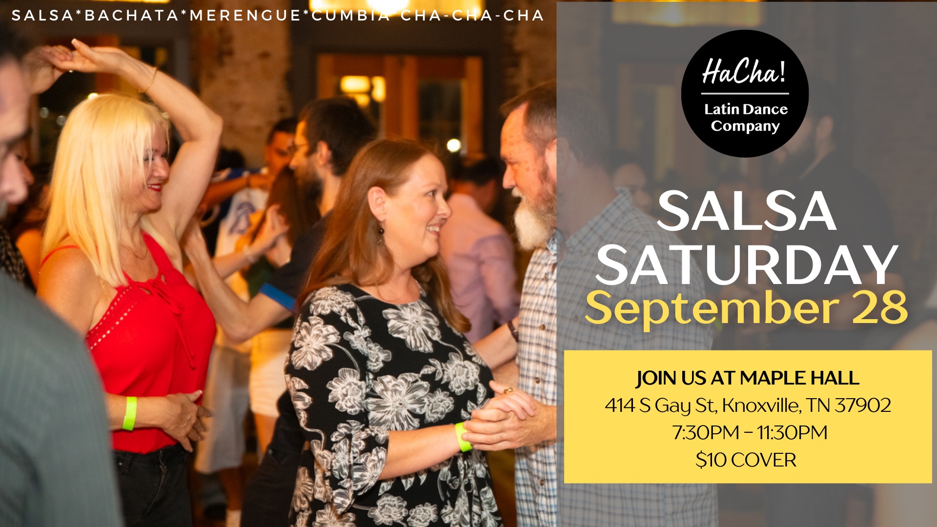 Salsa Saturday @ Maple Hall Knoxville TN