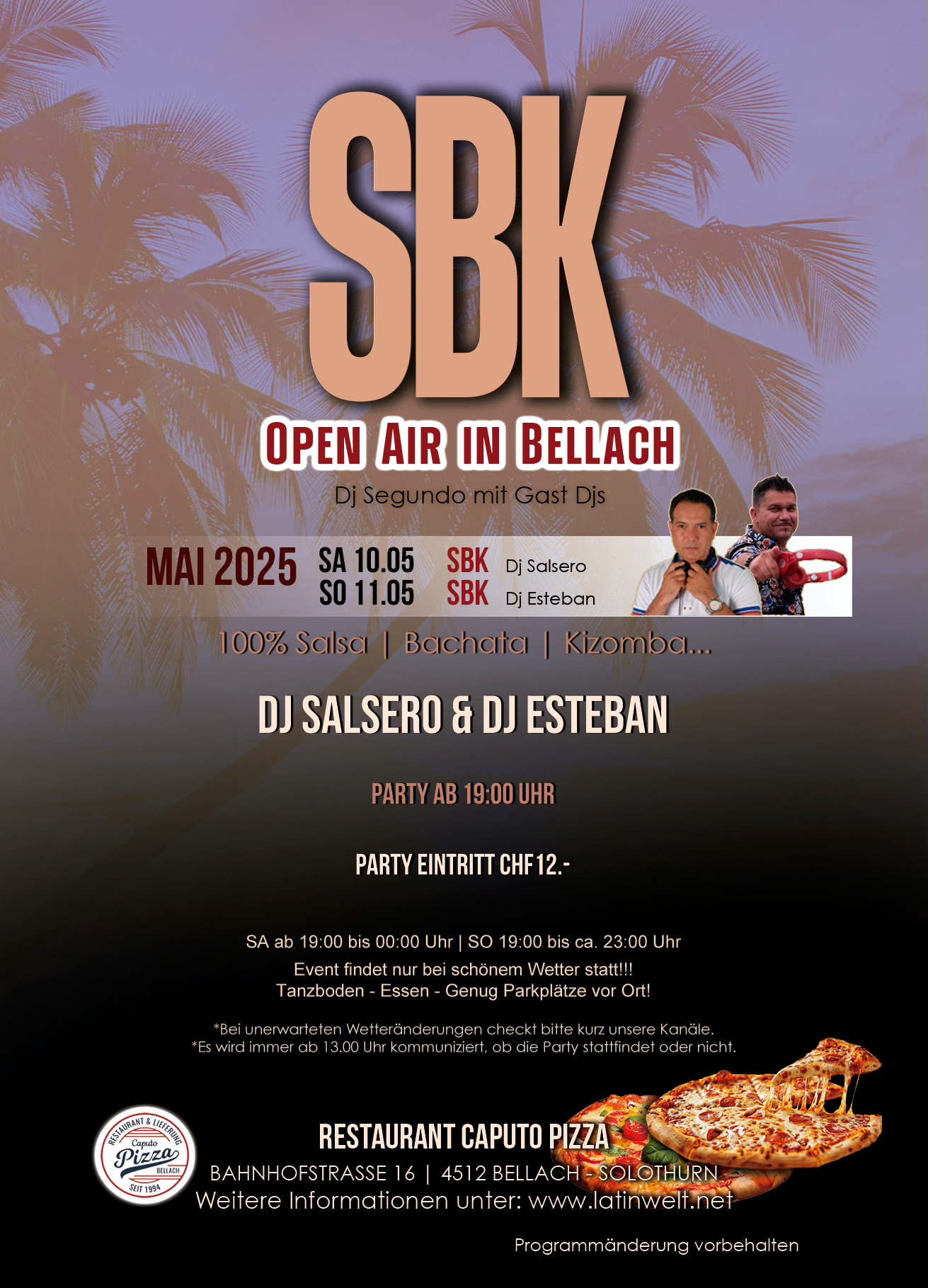 OPEN AIR! SALSA, BACHATA… BELLACH - SOLOTHURN
