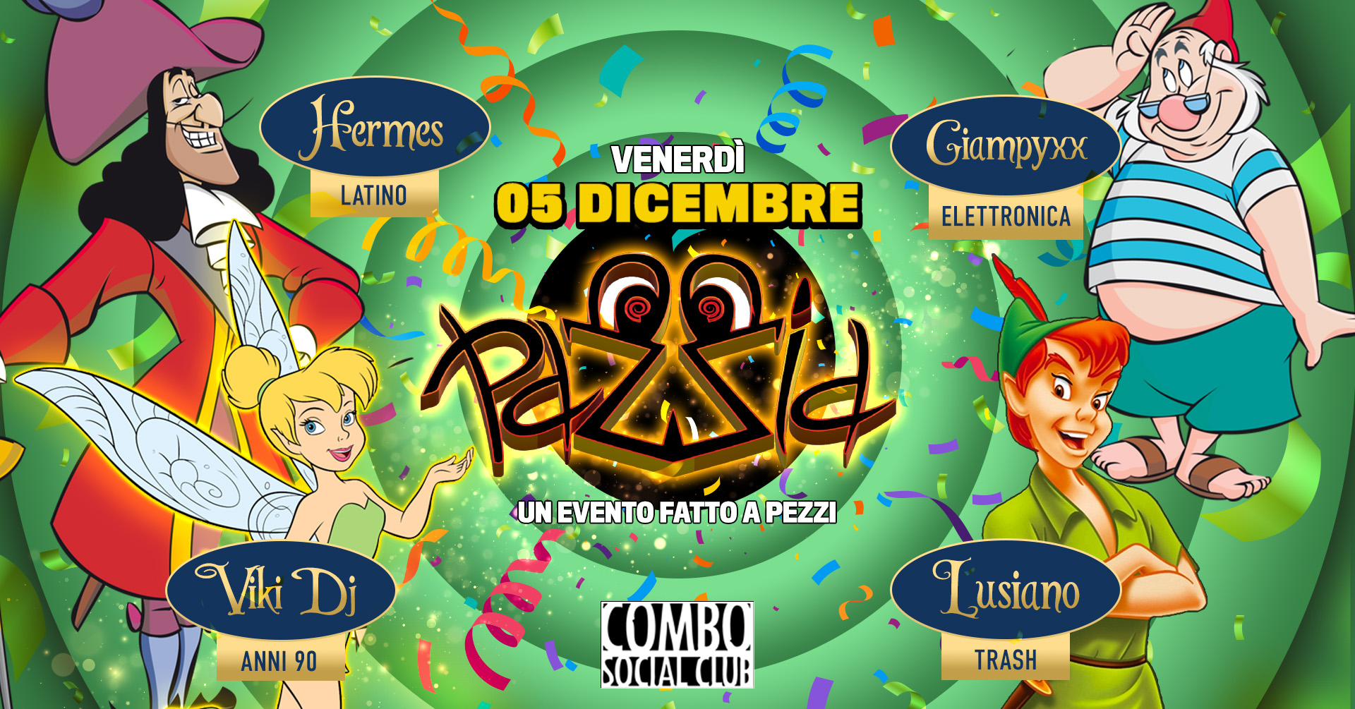 PAZ-ZiA: un evento fatto a pezzi β COMBO