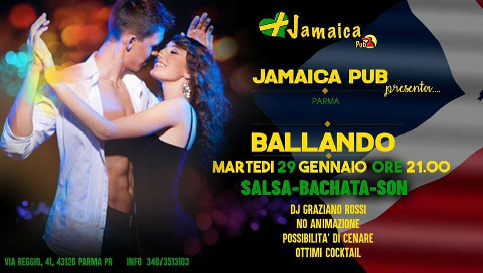 Martedi ballando jamaica pub
