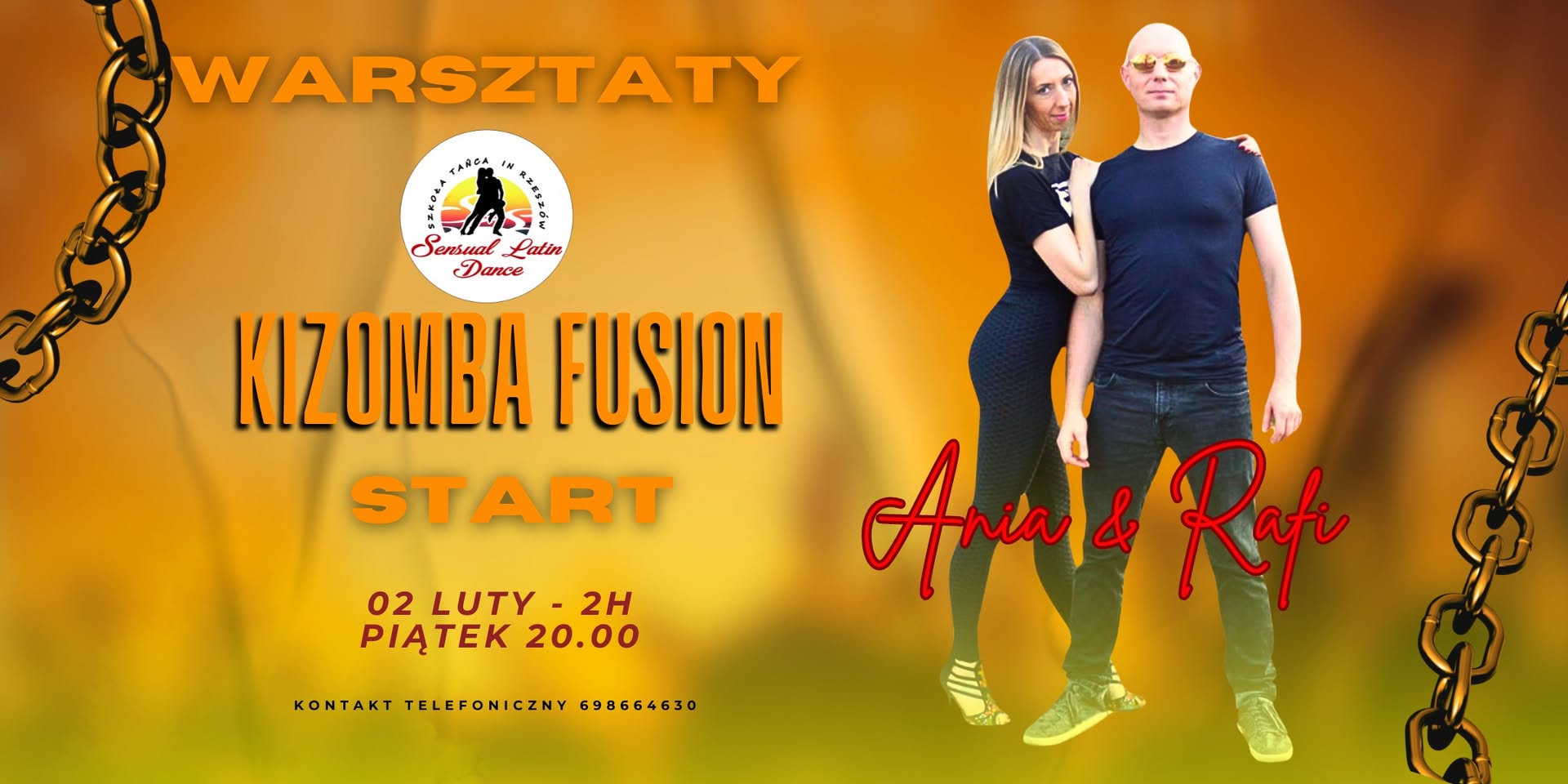 Warsztaty Kizomby Fusion START z Sensual Latin Dance