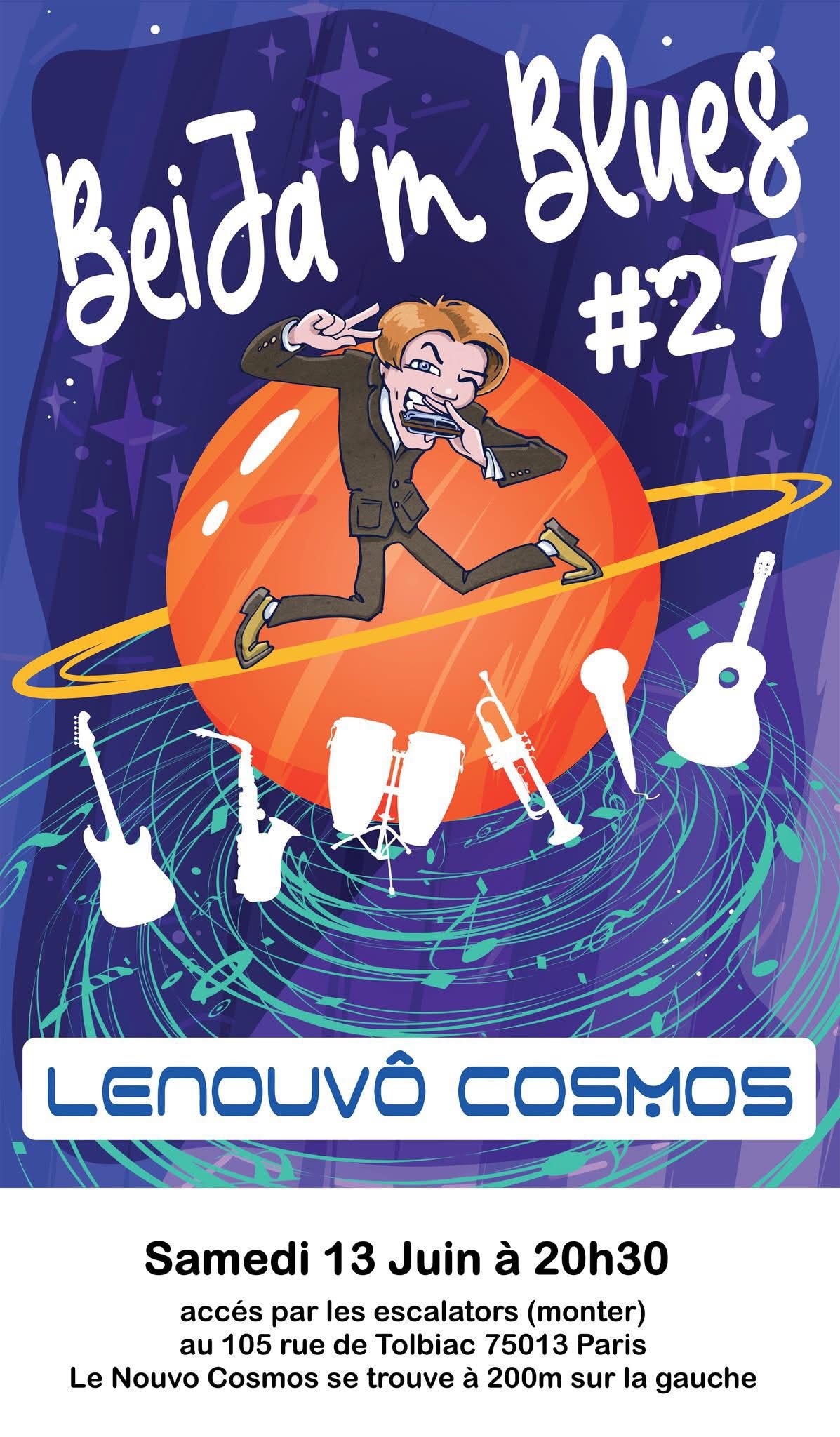 *BeïJa'm Blues #25@Lenouvô Cosmos - Blues Funk Jazz & Swing*