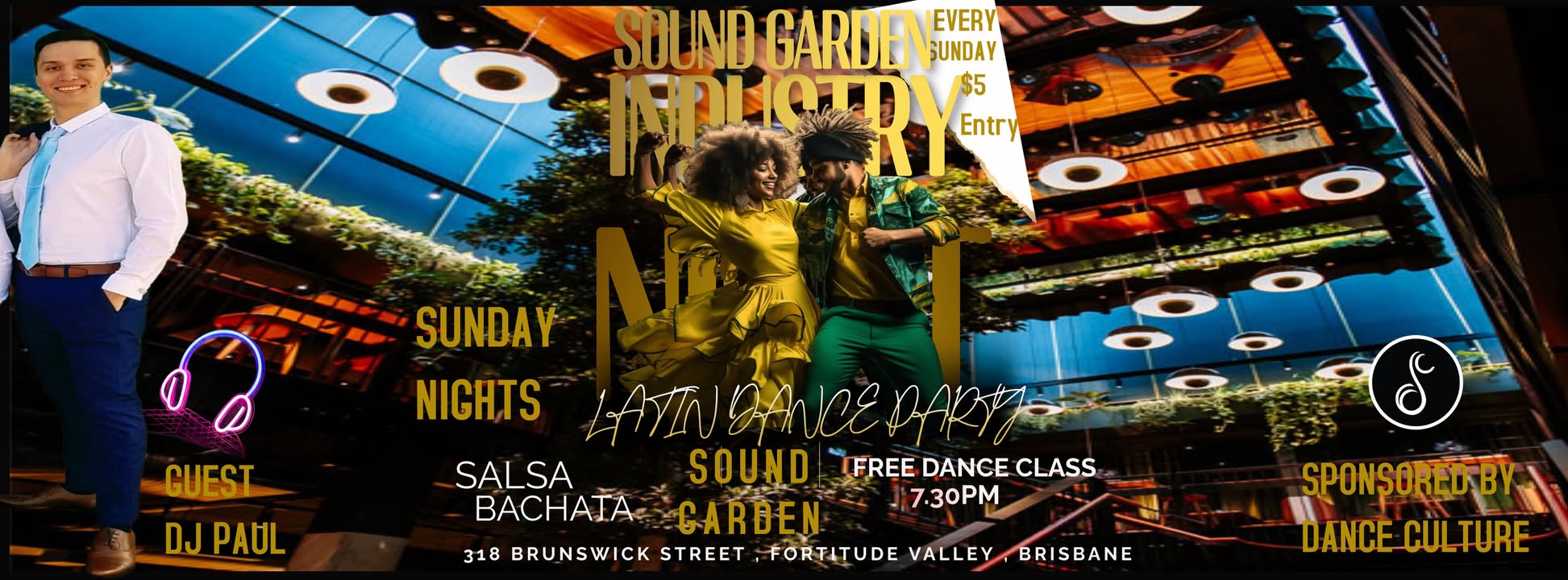 Let's dance at Sound Garden this Sunday