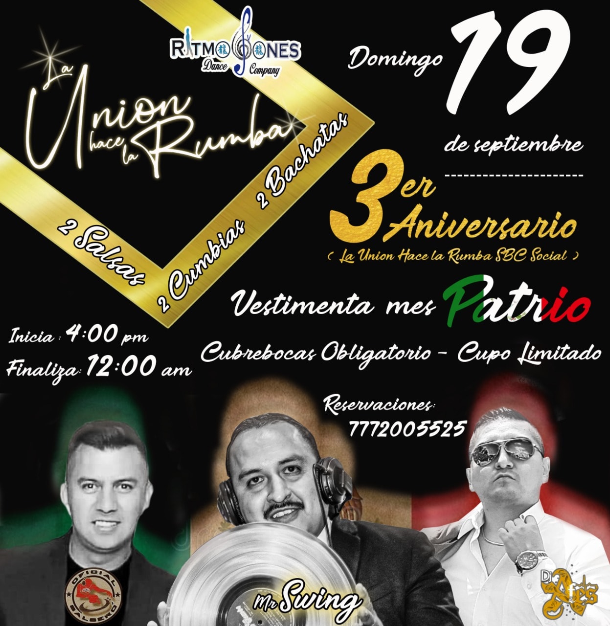 3er. Aniversario La Unión Hace La Rumba SBC Social