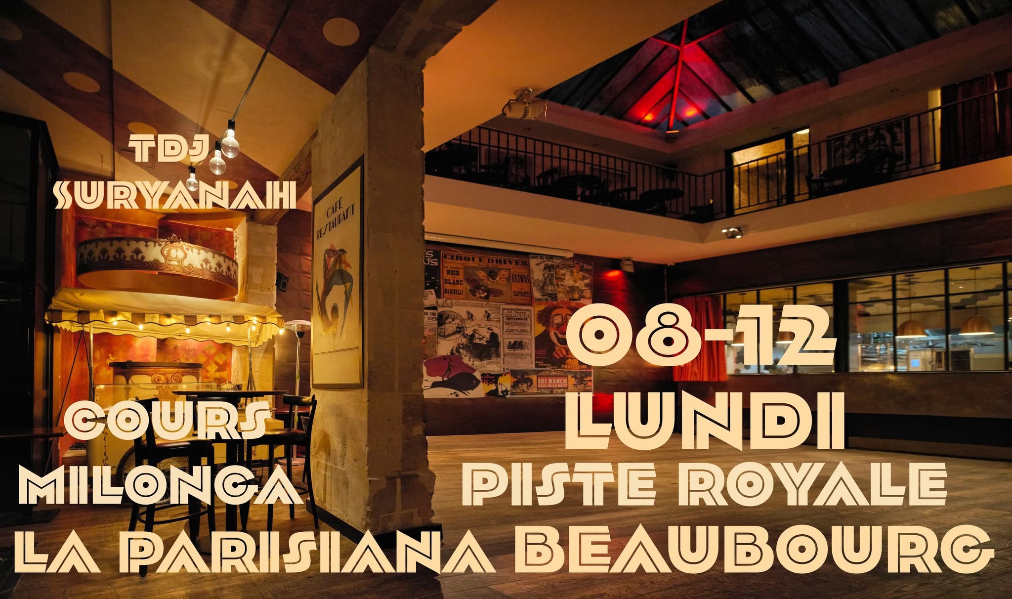 La Parisiana Beaubourg Lundi 1 2 Cours & Bal 08-12