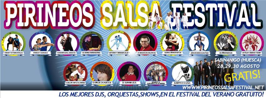 PIRINEOS SALSA FESTIVAL,28,29,30 AGOSTO