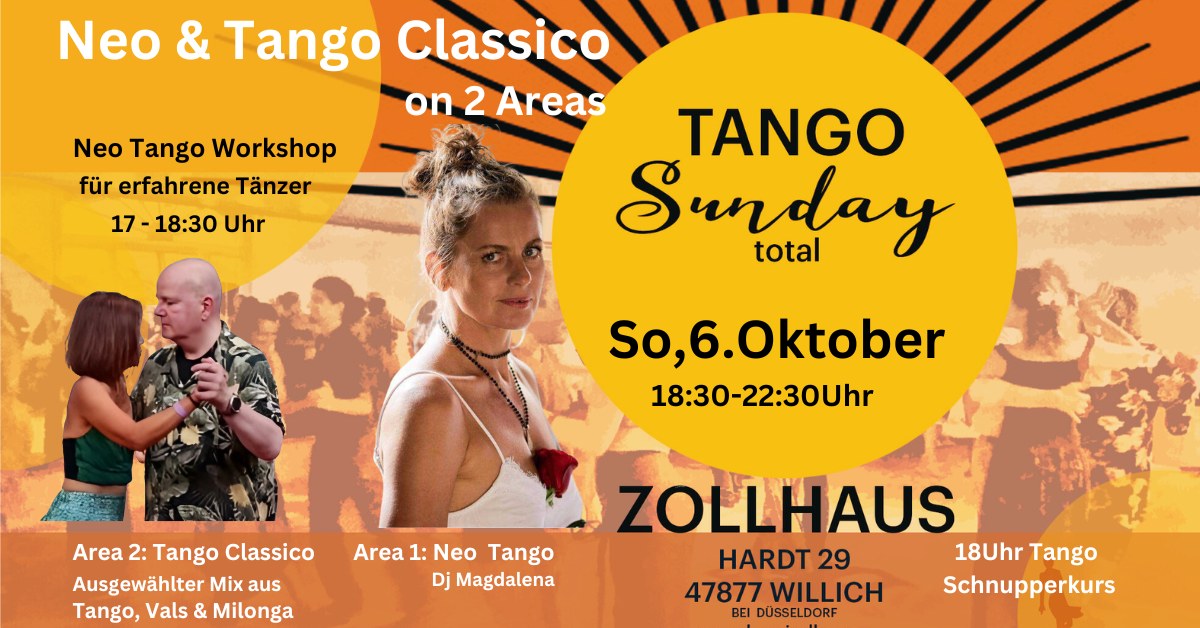 Tango Sunday im Zollhaus Neo Tango Workshop