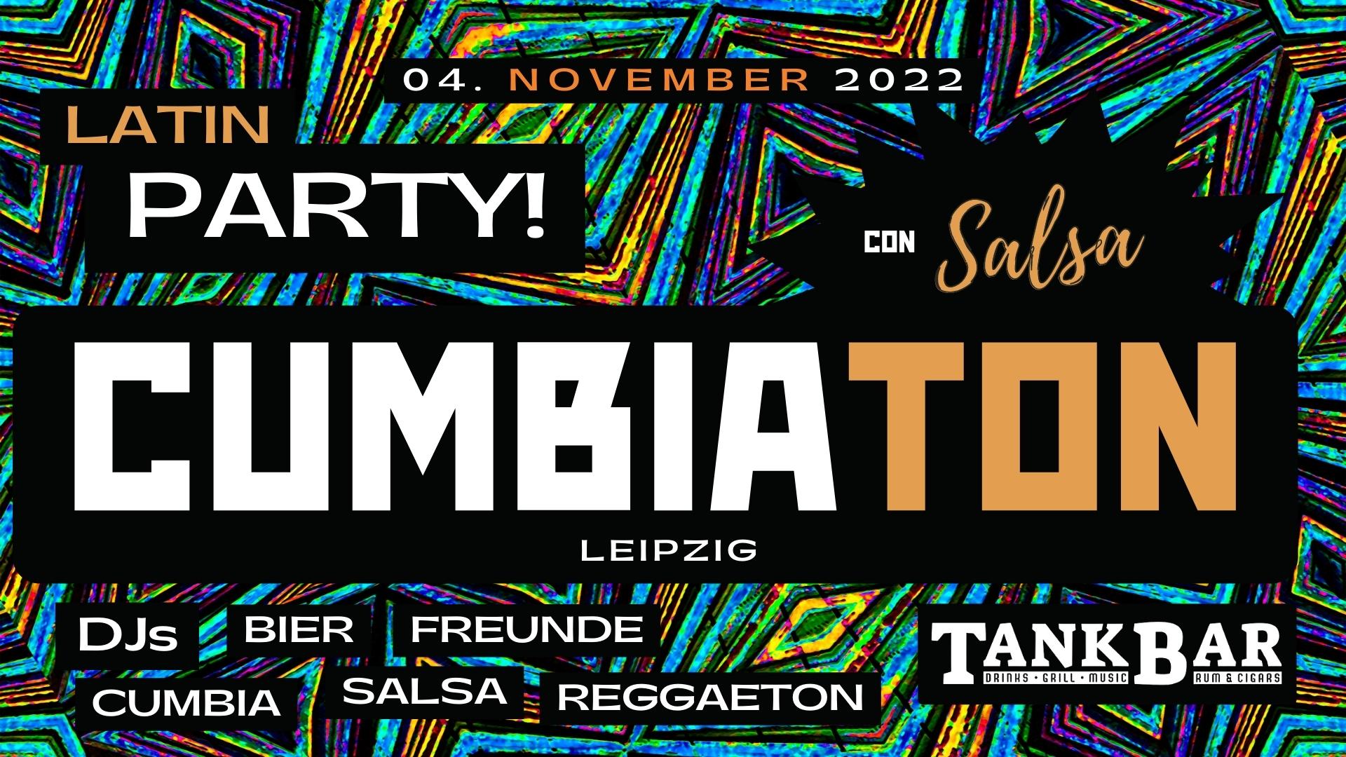 Cumbiaton (con Salsa)mit Live Percussion