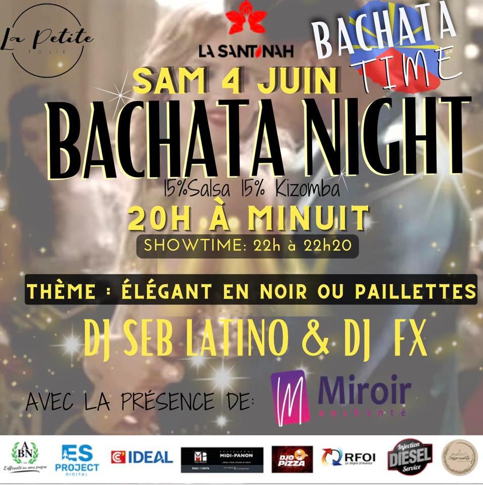 BACHATA NIGHT AVEC DJ SEB & DJ FX