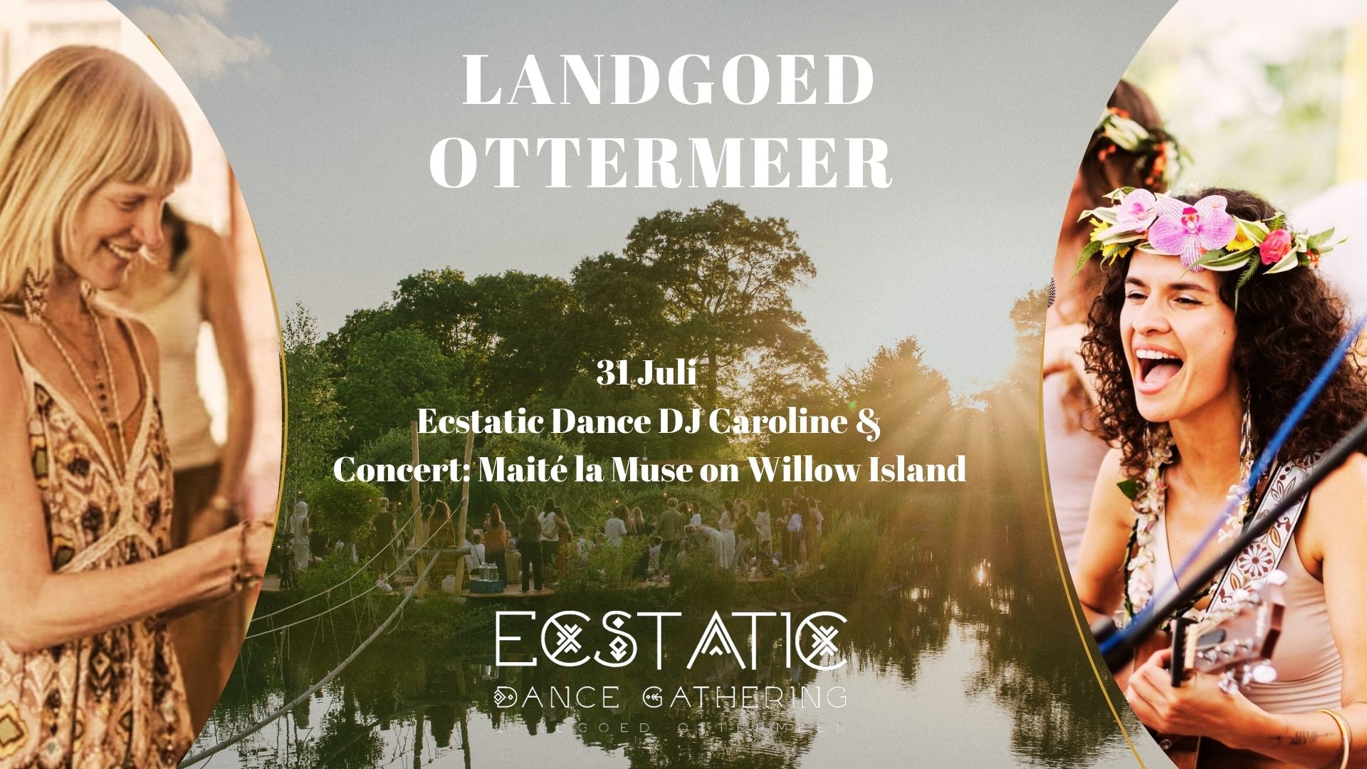 Ecstatic Dance DJ Caroline & Live Optreden Maité la Muse @ Ottermeer