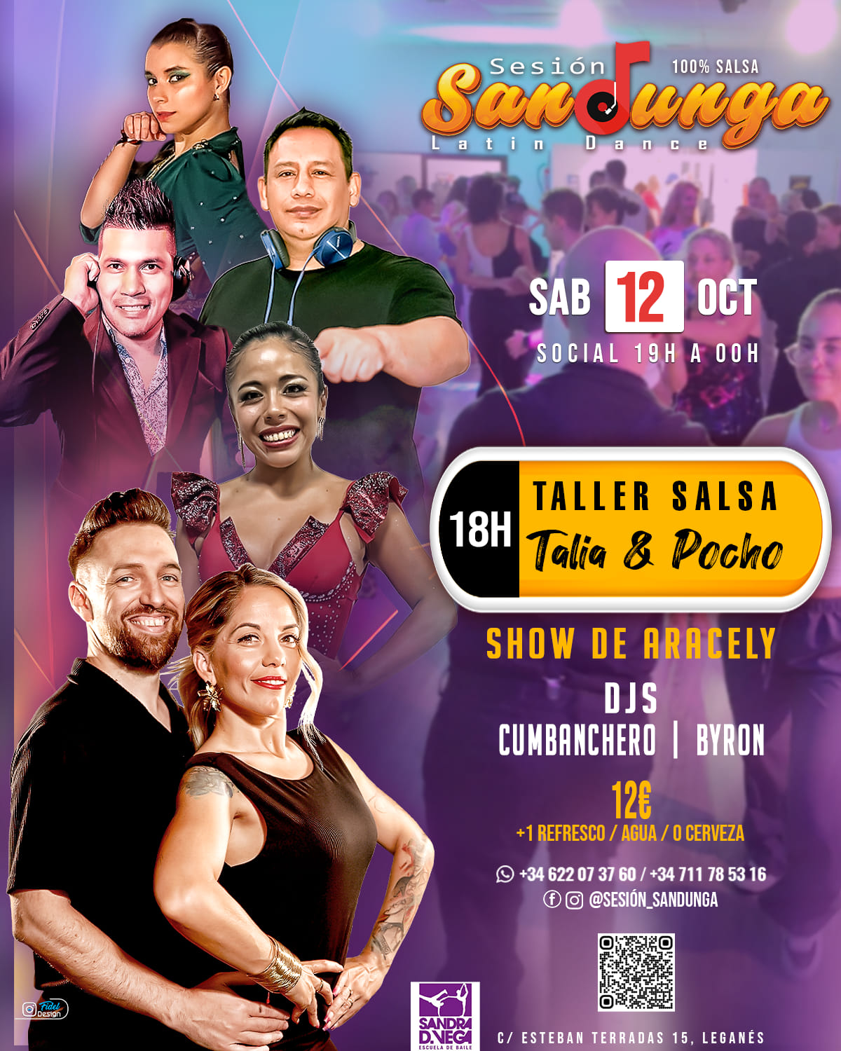 Sesión Sandunga Latín Dance Madrid Sábado 12 De Octubre