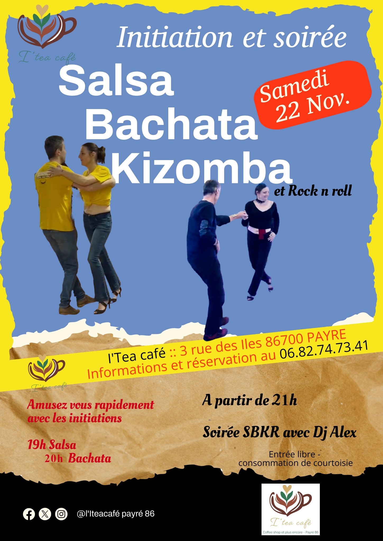Soirée Salsa Bachata Kizomba & Rock