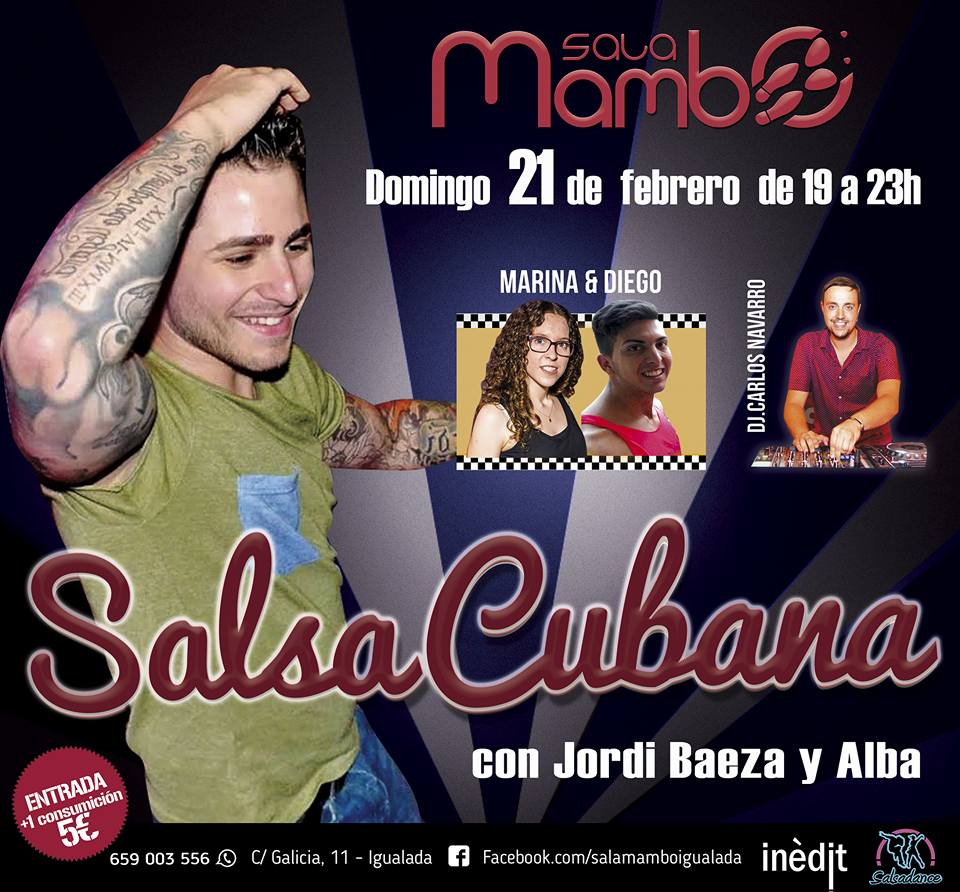 Salsa Cubana Con Jordi Baeza Y Alba En Sala Mambo Domingo 21.
