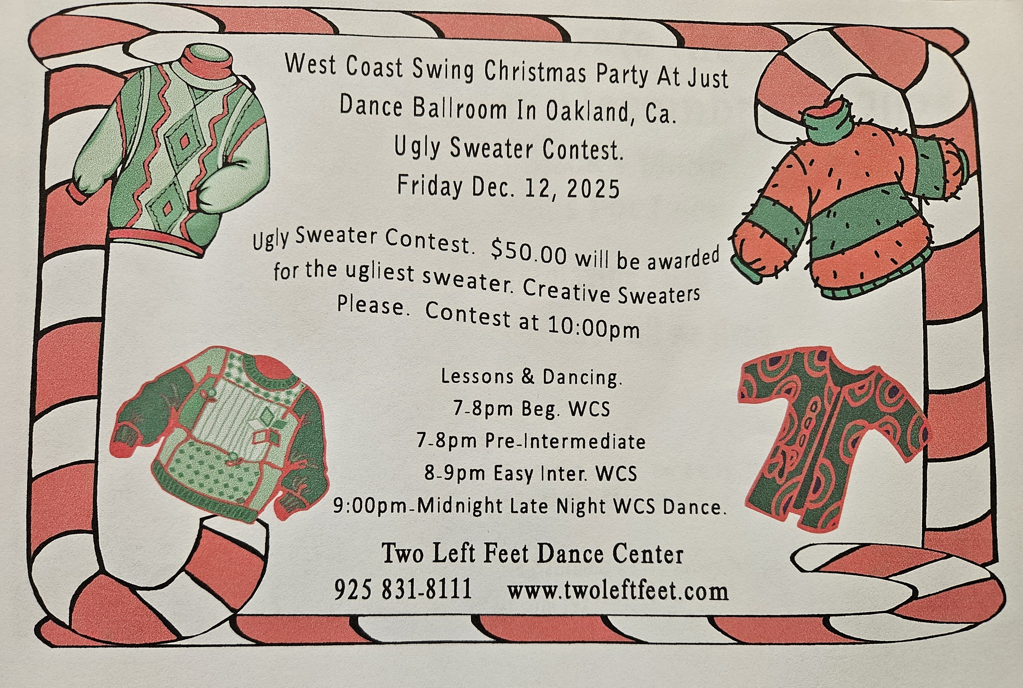 Two Left Feet Holiday Party!