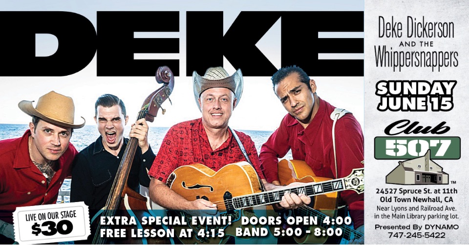 DEKE DICKERSON and the Whippersnappers' Father's Day Event