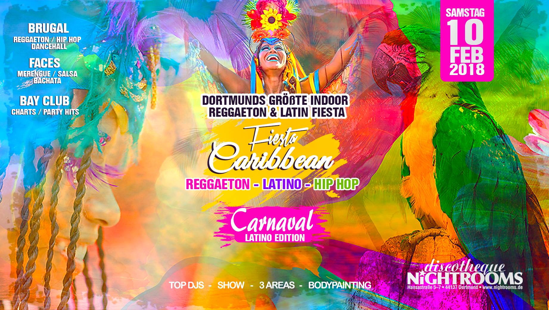 Caribbean Fiesta - Karneval Edition SA 10.02 Dortmund