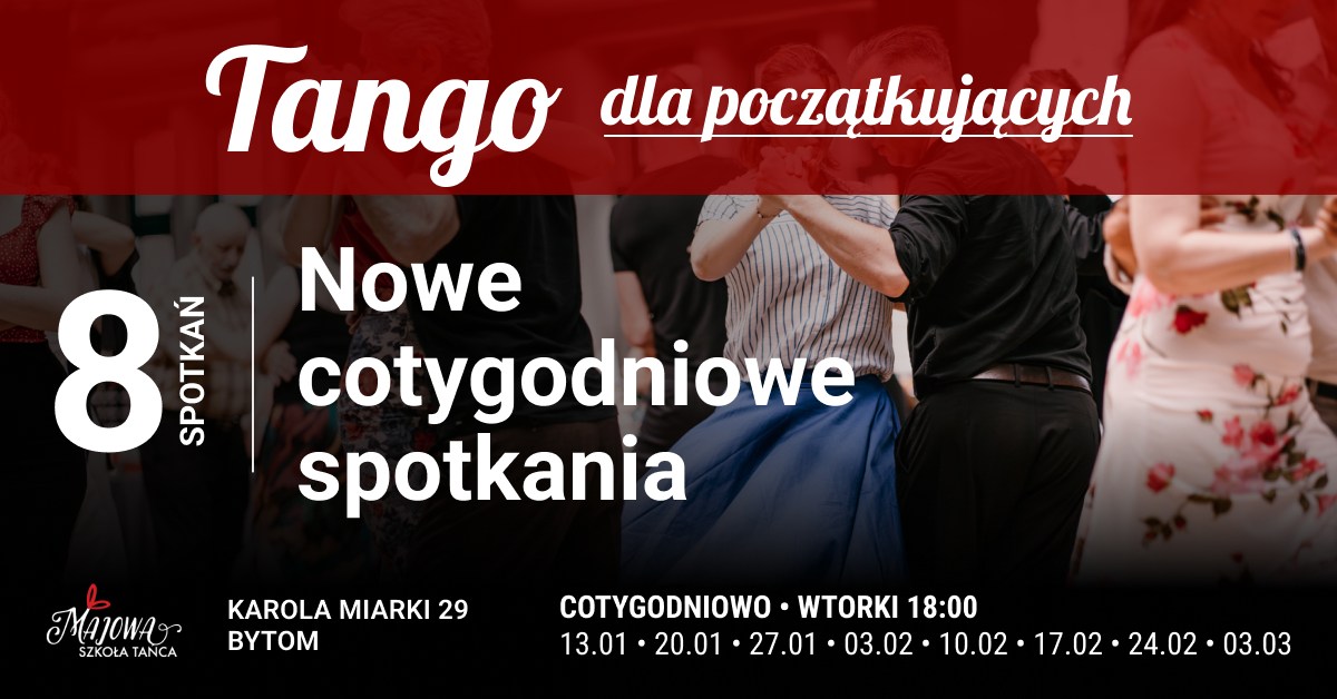 TANGO dla początkujących w Majowej Szkole Tańca!