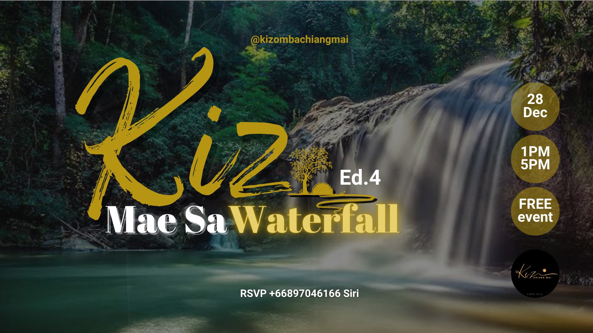 Kiz Waterfall Editon 4 (Mae Sa Waterfall)