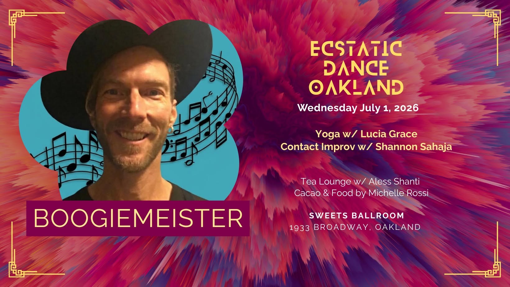 Ecstatic Dance Oakland: Featuring Boogiemeister