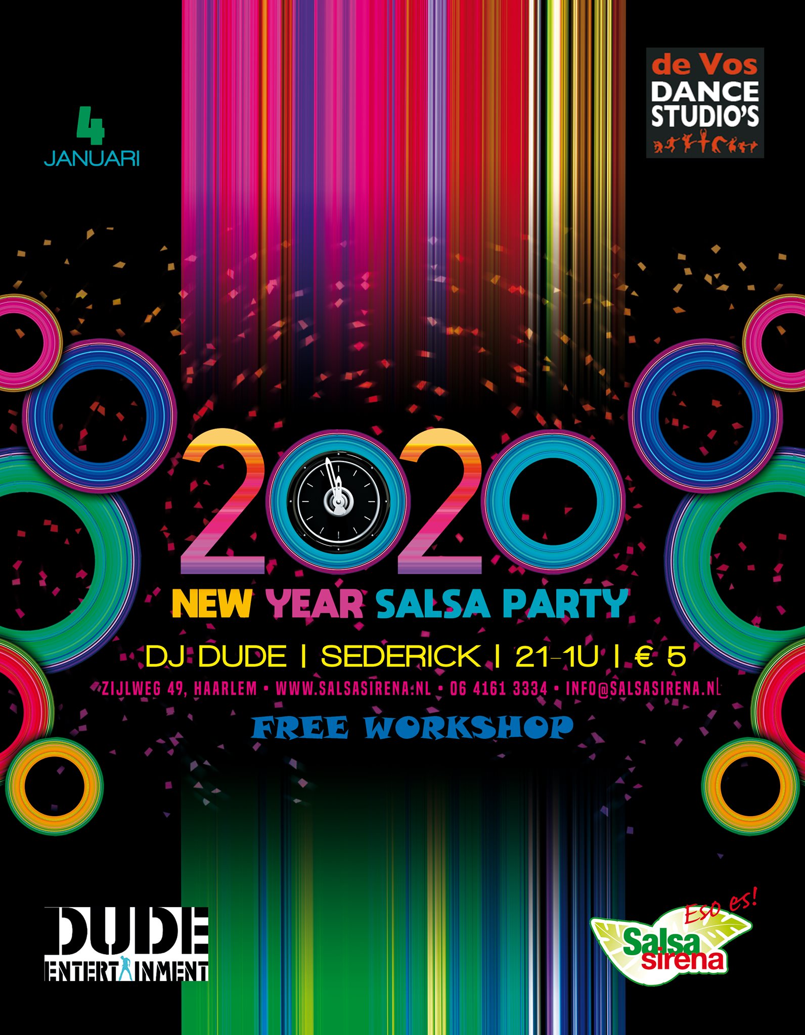 New Year SalsaSirena Saturday Party