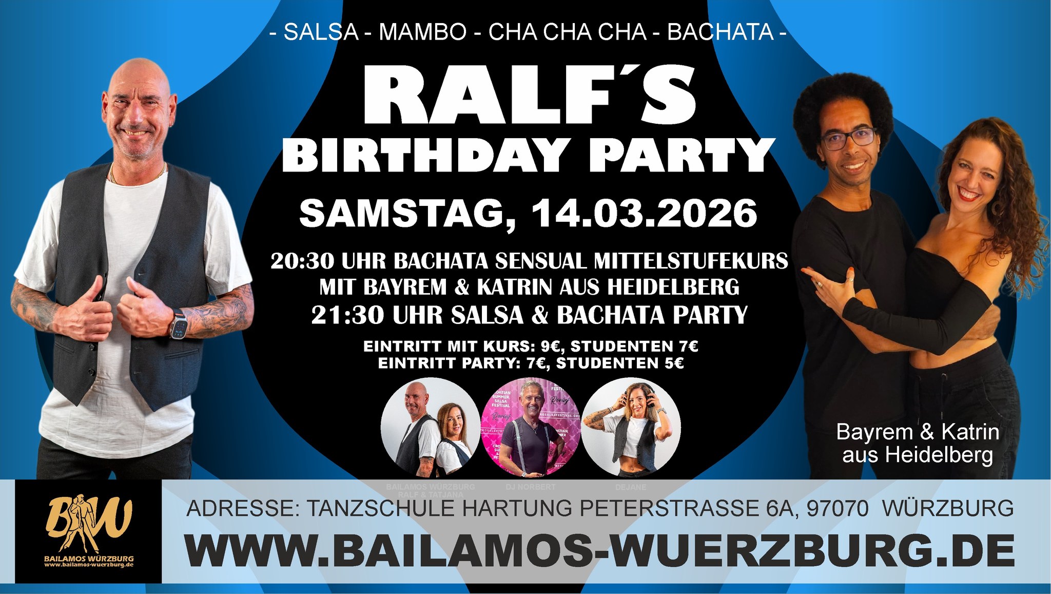 Ralf’s Geburtstag - Bailamos Salsa & Bachata Party