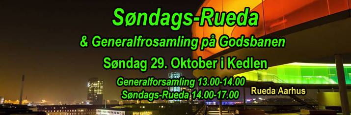 Søndags-Rueda & Generalforsamling i Rueda Aarhus 29.okt.