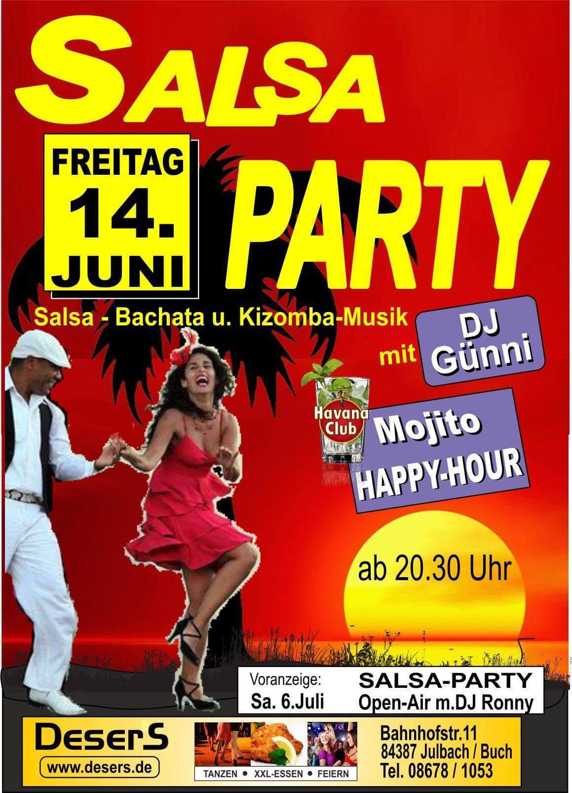 Salsa Party im Desers