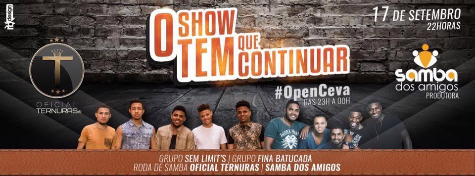Oficial Ternuras & Samba Dos Amigos • O SHOW TEM QUE CONTINUAR