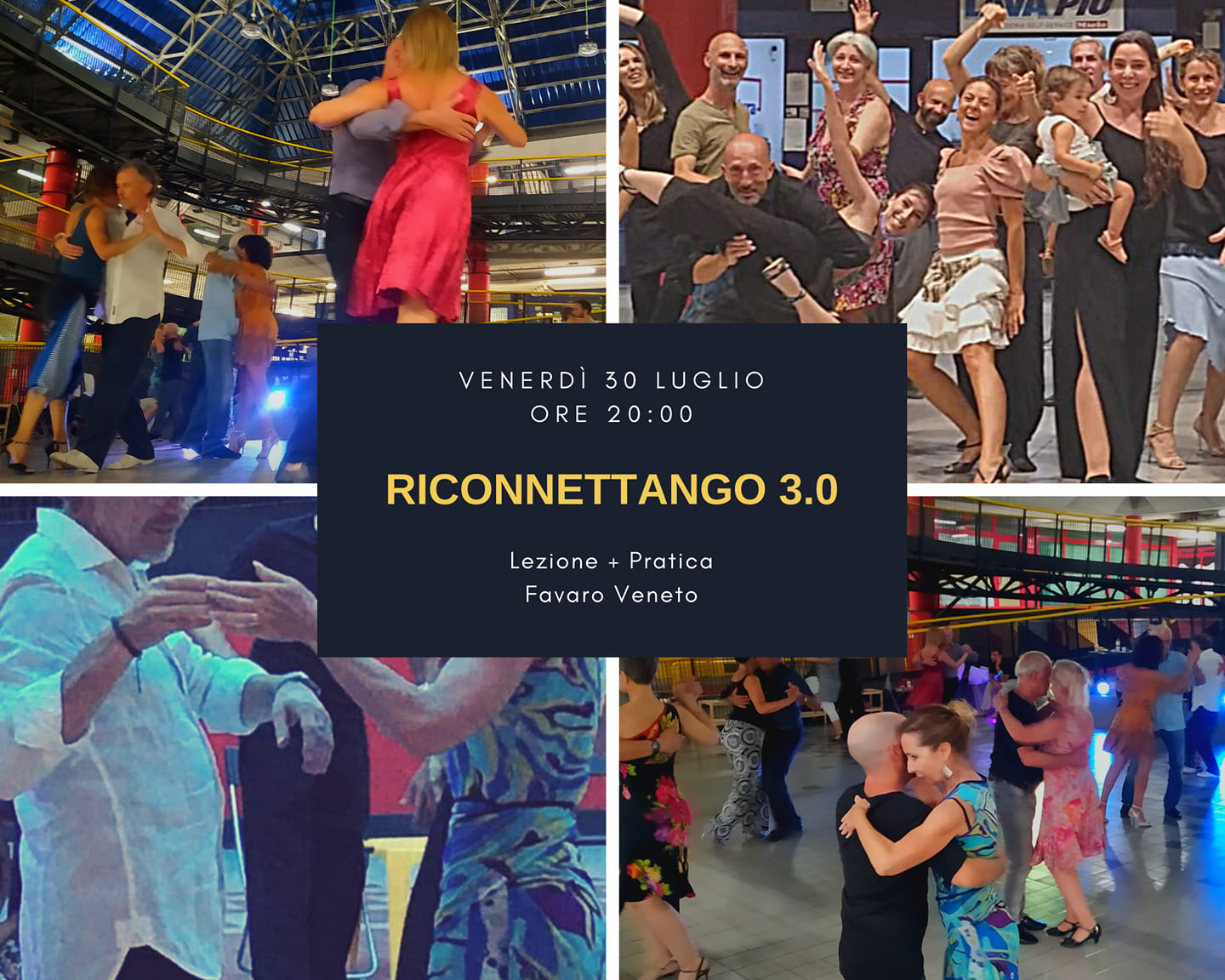 Riconnettango, Lezione + pratica
