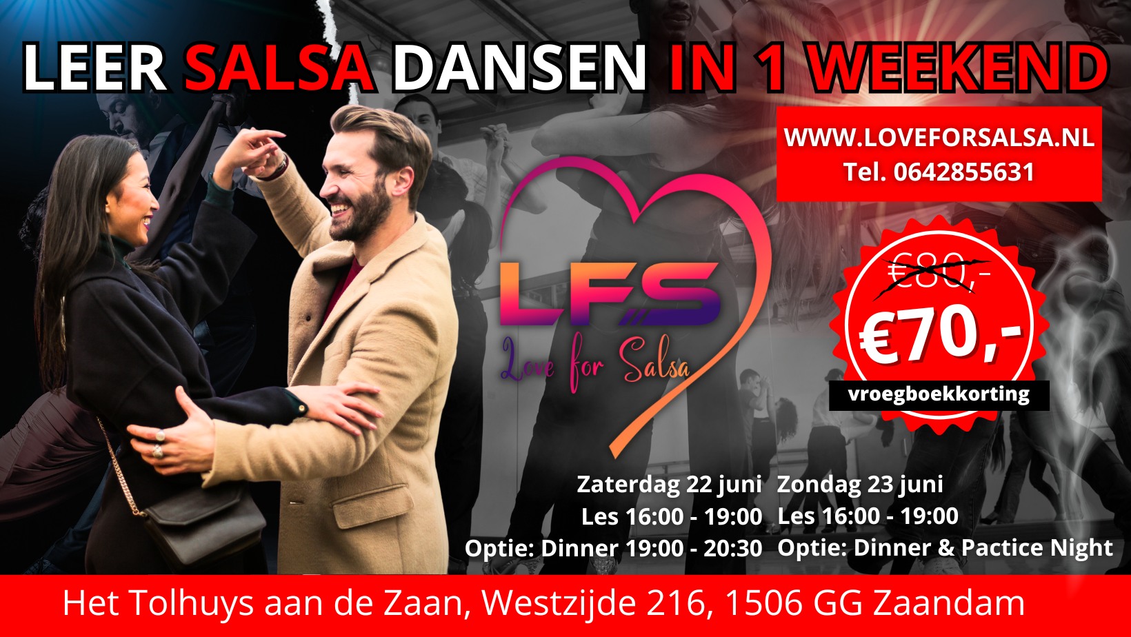 Salsa In 1 Weekend Love For Salsa in Zaandam
